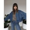 Balónová denim bunda