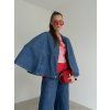 Denim cape