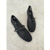Mesh ballet flats