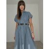 Denim maxi dress