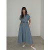Denim maxi dress