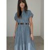 Denim maxi dress