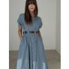 Denim maxi dress