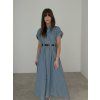 Denim maxi dress