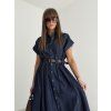 Denim maxi dress