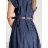 Denim maxi dress