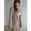 Polka dot blazer