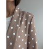 Polka dot blazer