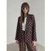 Polka dot blazer