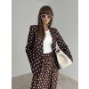 Polka dot blazer