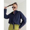 Tie-front shirt