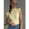 Bodysuit with shoulder pads