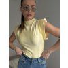 Bodysuit with shoulder pads