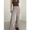 Striped trousers