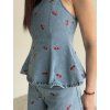 Embroidered set