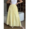 Cotton maxi skirt