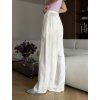 Satin trousers