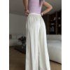 Satin trousers