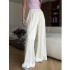 Satin trousers
