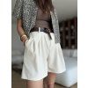 Shorts with a belt