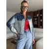 Ombre denim jacket