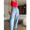 Dwukolorowe jeansy