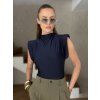 Bodysuit with shoulder pads