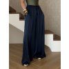 Satin trousers