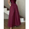 Cotton maxi skirt