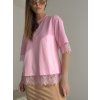 T-shirt with lace