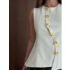 Asymmetrical vest