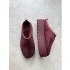 Fur-Lined Platform Slippers