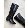 Crocodile-Embossed Boots