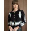 Sweter we wzór argyle