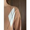 Sweter we wzór argyle