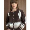 Sweter we wzór argyle