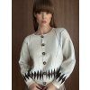 Sweter we wzór argyle