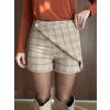 Checked Skort