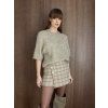 Checked Skort
