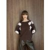 Sweter z kwiatami
