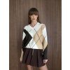 Sweter w romby