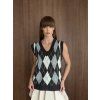 Vesta s argyle vzorom