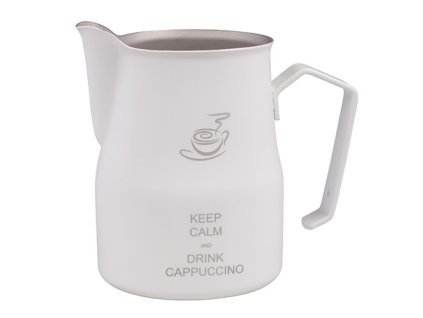 Konvička Motta "Keep calm" bílá 500 ml