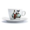 Porcelán -  Lungo / šálek + podš. / Michael - RETRO