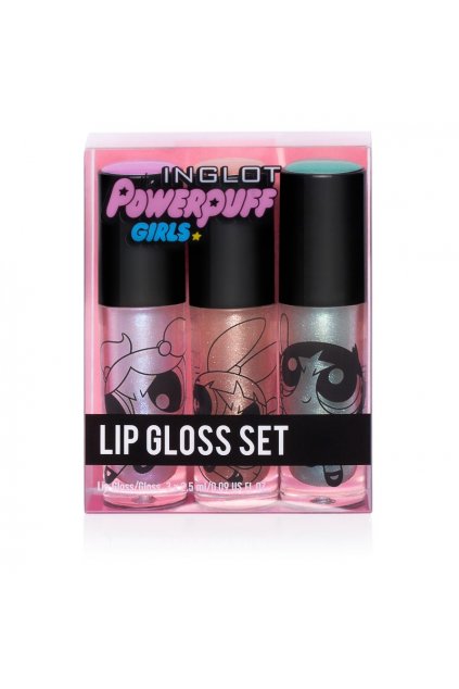 the powerpuff girls lip gloss set