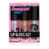 the powerpuff girls lip gloss set