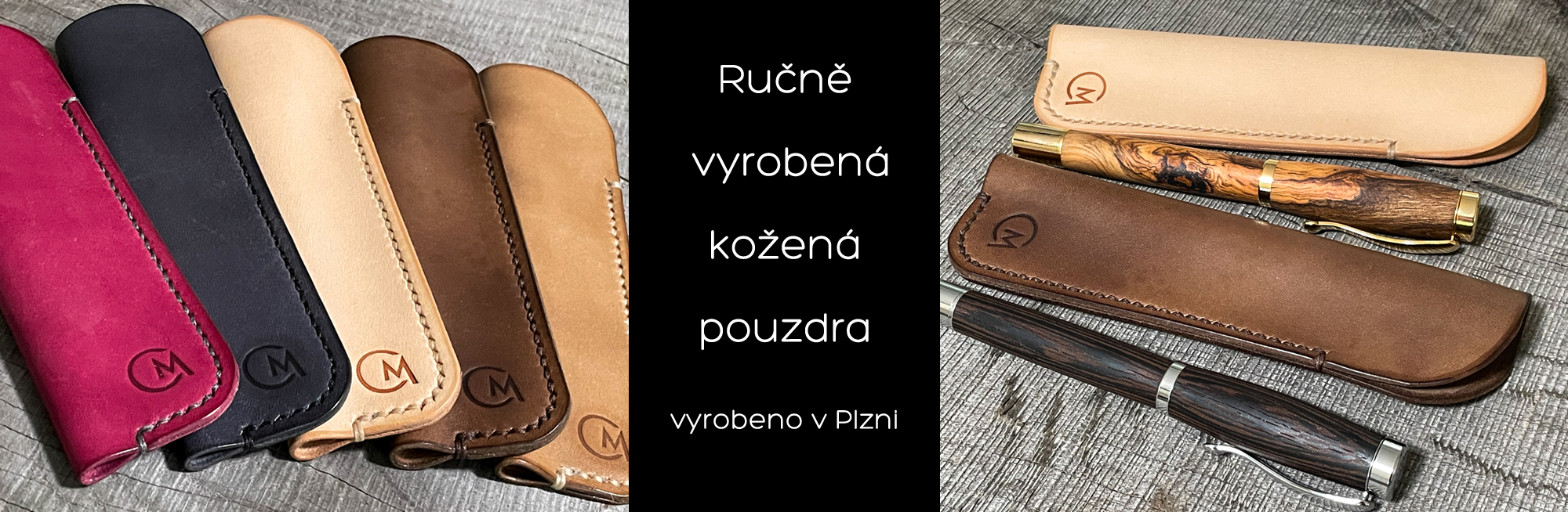 Kožené ručně vyrobené pouzdro LOVECKY Leather