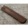 _Ručně vyrobené kožené pouzdro na propisku - Tmavě hnědá