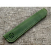 Ručně vyrobené kožené pouzdro na propisku - Zelená