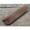 Ručně vyrobené kožené pouzdro na pero - Tmavě hnědá